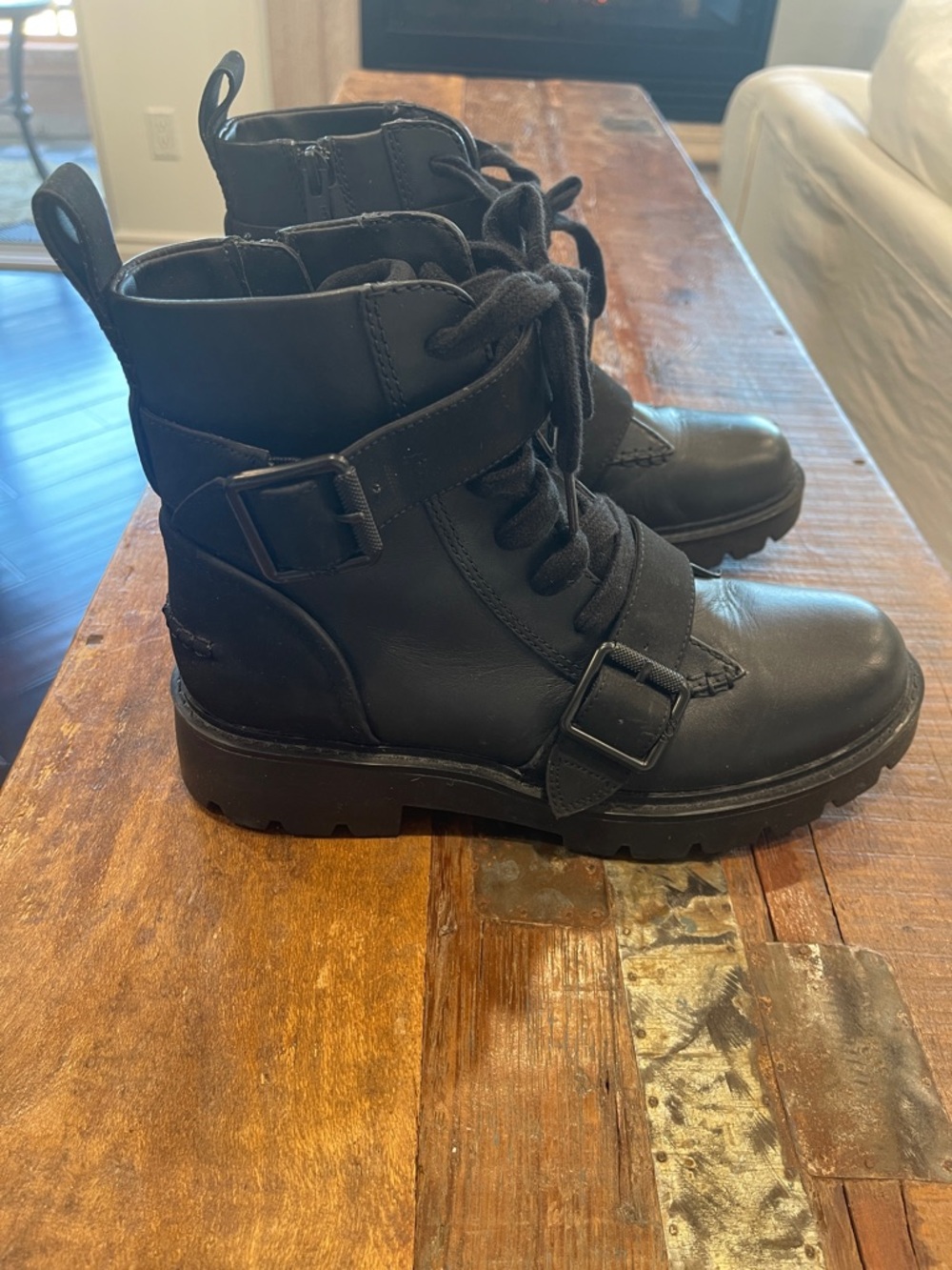 UGG Women’s size 8 Leather Combat Boots.